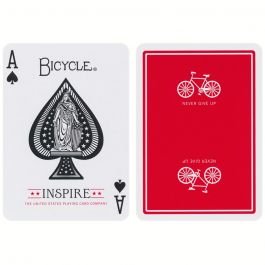 White Bicycle INSIGNIA BACK Playing Cards Poker jeu cartes cardistry 