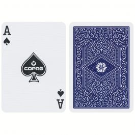COPAG BLUE DECK 2 CORNER SPIELKARTEN 100% PLASTIC PLAYING CARDS BLAU POKER NEU 