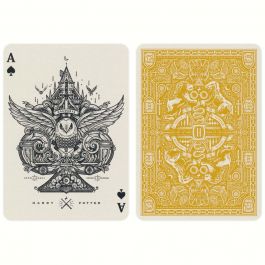 Harry Potter Yellow Hufflepuff Premium Playing Cards Theory11 Poker Magic