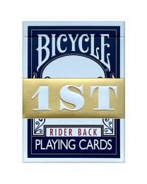 1ST Edition Bicycle Rider Backs Blue - Playing Cards Chris Ramsay