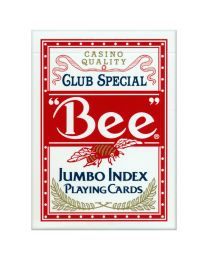 Bee Playing Cards Jumbo Index Red