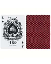 Bee Red Metalluxe Playing Cards