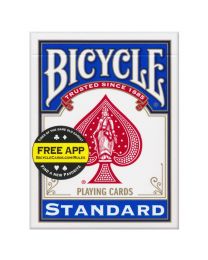 Bicycle Double Back Deck 1 Side Red & 1 Side Blue
