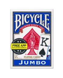 Bicycle Jumbo Index Playing Cards Blue