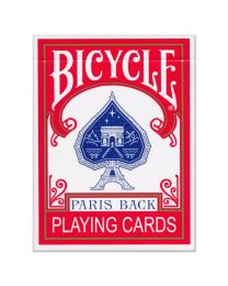 Bicycle Paris Back Playing Cards Red