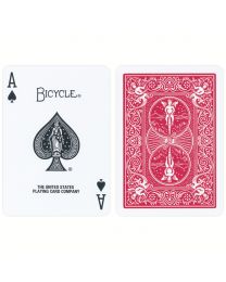 Bicycle Prestige Rider Back Plastic Playing Cards DURA-FLEX™ Red