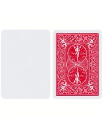 Bicycle Blank Face Playing Cards Red