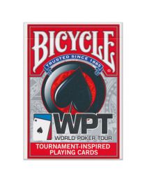 WPT Playing Cards Bicycle Red