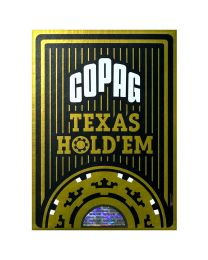 COPAG Cards Texas Hold'Em Gold Jumbo Index Blue