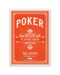Poker Playing Cards Dal Negro Arancio