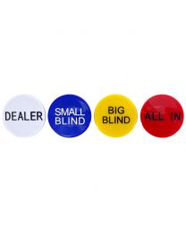 Complete Dealer Button Set of 4