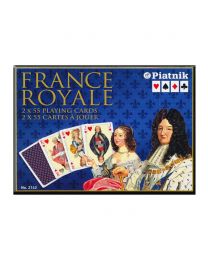 France Royale 2 x 55 Playing Cards Piatnik