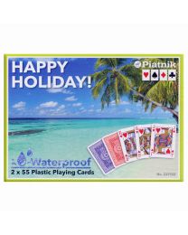 Happy Holiday! Plastic Playing Cards Piatnik
