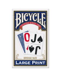 Bicycle Large Print Playing Cards Blue