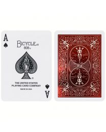 Playing Cards Bicycle MetalLuxe Crimson Rider Back