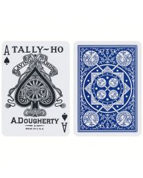 Tally-Ho Fan Back Playing Cards Blue
