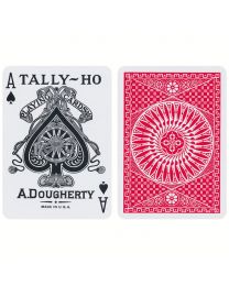 Tally-Ho Circle Back Playing Cards Red