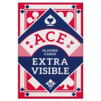ACE Playing Cards Extra Visible Red