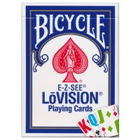 Bicycle E-Z-SEE LōVision Playing Cards Blue