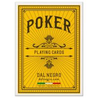 Poker Playing Cards Dal Negro Giallo