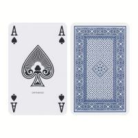 Ace Playing Cards Regular Index Linen Finish Blue
