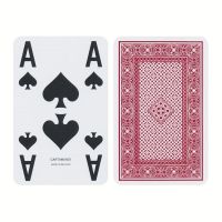 ACE Playing Cards Extra Visible Red
