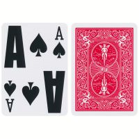 Bicycle E-Z-SEE LōVISION Playing Cards Red