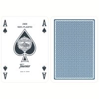 Plastic Poker Cards Fournier Standard Blue