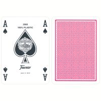 Plastic Poker Cards Fournier Standard Red
