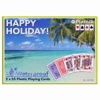 Happy Holiday! Plastic Playing Cards Piatnik