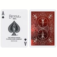 Playing Cards Bicycle MetalLuxe Crimson Rider Back