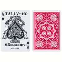 Tally-Ho Fan Back Playing Cards Red