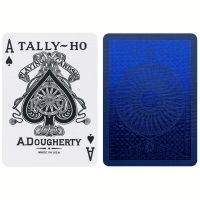 Tally-Ho Metalluxe Blue Playing Cards
