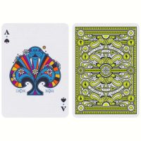 The Beatles Playing Cards Green