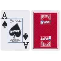 WPT Playing Cards Bicycle Red
