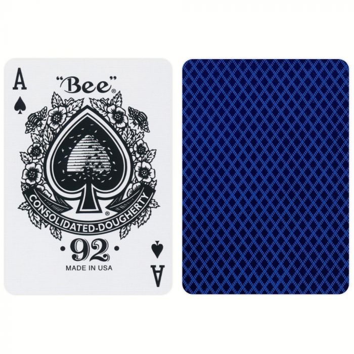 Bee Titanium Blue Deck Playing Cards 