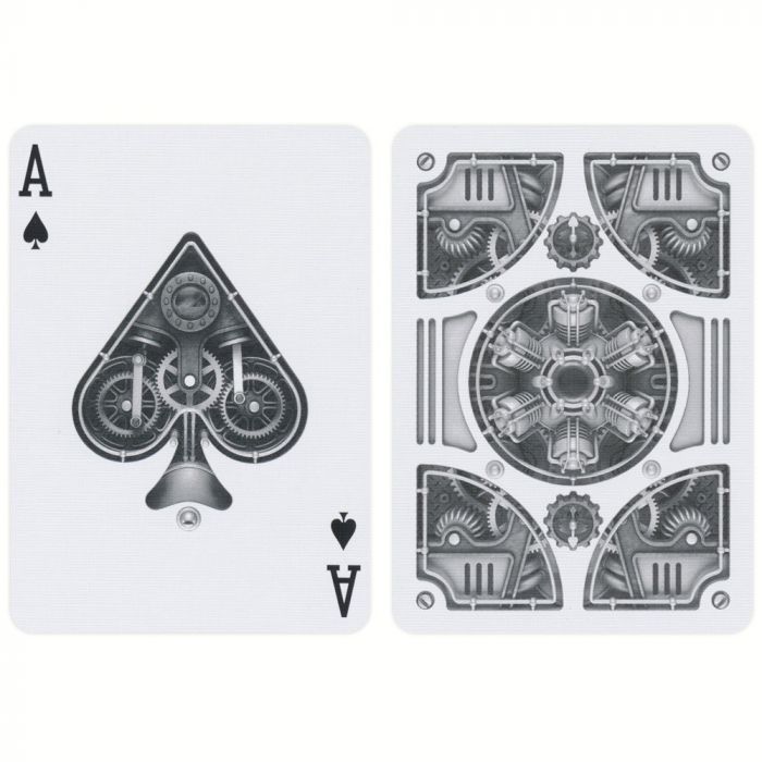 Playing Cards Printed by USPCC Poker Spielkarten Middle Kingdom Silver 